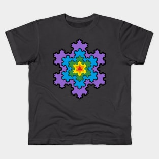 The Koch Snowflake Kids T-Shirt